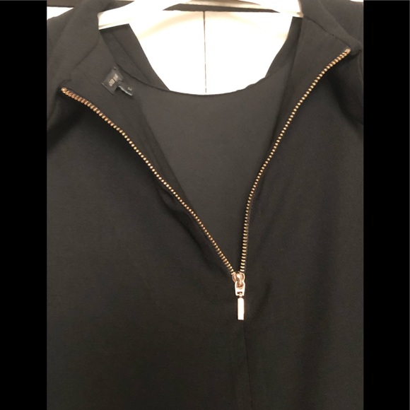 River Island Dress🌹Cowl Neck & Gold Tone Zipper - Picture 7 of 9